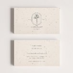 Minimale Beige Textured Business Card Visitenkarte<br><div class="desc">Verwenden Sie diese Visitenkartenvorlage zur Werbung für Ihr kleines Online-Geschäft oder Ihren Blumenladen. Besonders geeignet, wenn Sie gerade erst anfangen, da Sie noch kein Logo haben, aber wenn Sie bereits ein Logo haben, können Sie es auch ändern. Sie können alle Texte bearbeiten, Text löschen, Schriftart ändern, sich frei fühlen, es...</div>