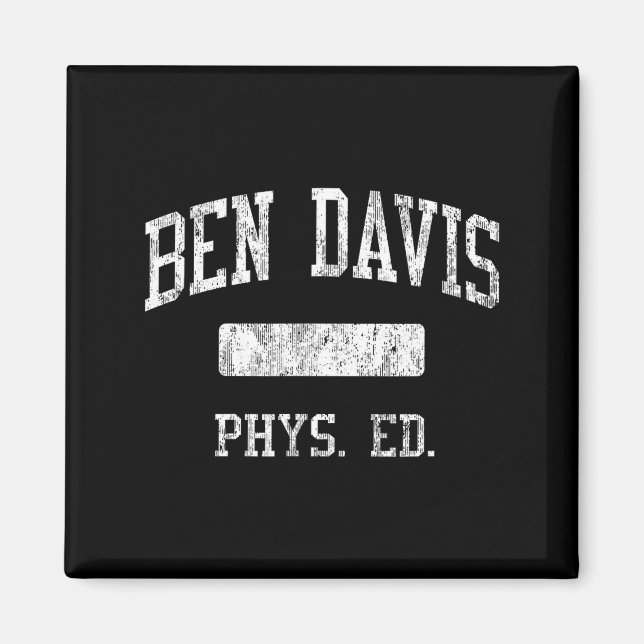 Minimale Ben Davis High School Hs Magnet (Vorne)