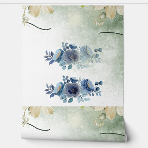 Minimale benutzerdefinierte blaue Farbe Tapete