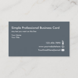Minimale berufliche Geschäfts-Karten Visitenkarte