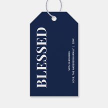 Minimale BLESSED | Marineblaue Feiertage