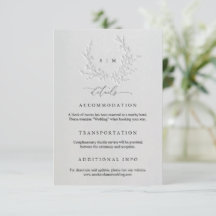 Minimale Blindprägungs-Hochzeit
