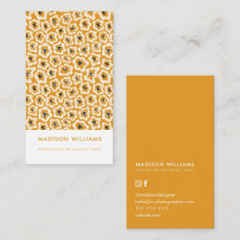 Minimale Blume Stilvolle Trendy Modern Business Ca Visitenkarte