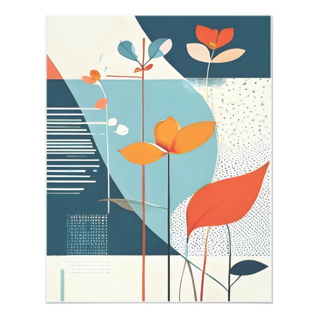 Minimale Blüte Fotodruck (Vorne)