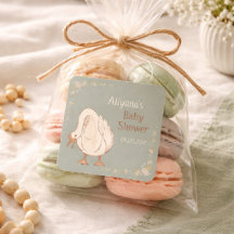 Minimale Boho Verrückte Gans Personalisierte Babyp