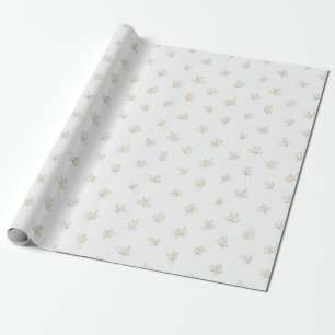 Minimale botanische Line-Art-Muster (7) Geschenkpapier