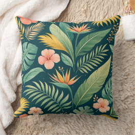 Minimale botanische Muster Kissen
