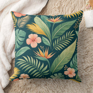 Minimale botanische Muster Kissen