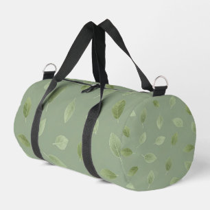 Minimale botanische nahtlose Gestaltung Duffle Bag