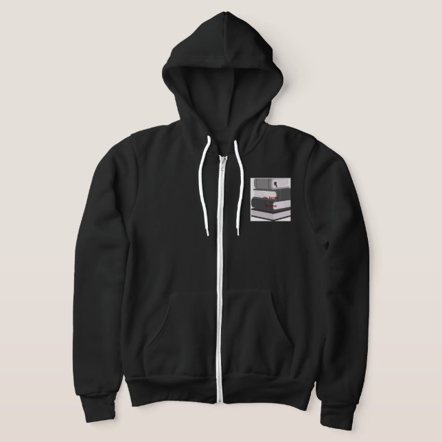 Minimale Buchkunst Hoodie (Ablage )