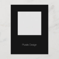 Minimale Design Foto Rahmen Postkarte