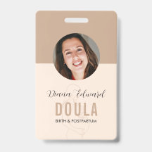 Minimale Doula-Identitätsfoto-Gestaltung in sanfte