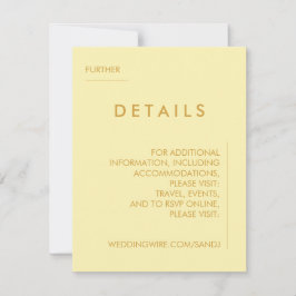 Minimale Einladung zur Hochzeit