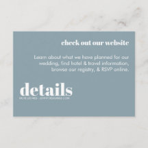 Minimale Einladung zur Hochzeit