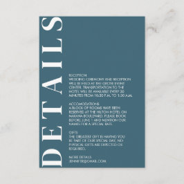 Minimale Einladung zur Hochzeit