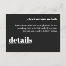 Minimale Einladung zur Hochzeit