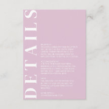 Minimale Einladung zur Hochzeit