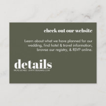 Minimale Einladung zur Hochzeit