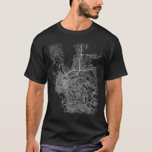 Minimale El Paso Stadtkarte (GROSSDRUCK) T-Shirt