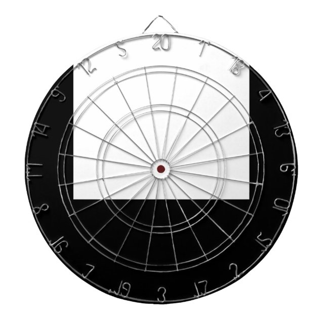 Minimale Entwurfs-Schwarz-Rahmen-Dartscheibe Dartscheibe (vorne)