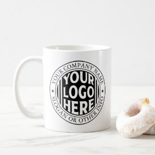 Minimale Firmenname und benutzerdefiniertes Marken Kaffeetasse