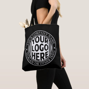 Minimale Firmenname und benutzerdefiniertes Marken Tasche