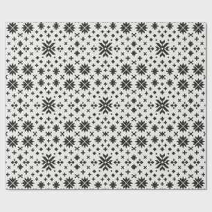 Minimale Folk-Geometrie Nahtloses Muster Geschenkpapier
