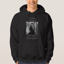 Minimale Foto-Feier zur Beerdigung von Leben Hoodie