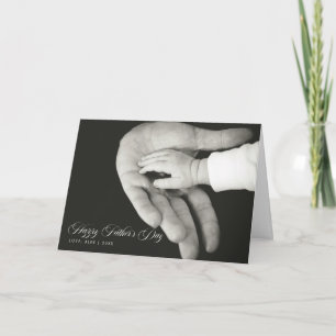 Minimale Foto-Vorlage Vatertag Karte