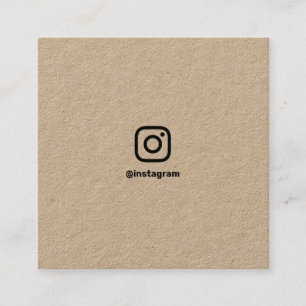 Minimale Fotografie soziale Medien Instagram kraft Telefonnummerkarte