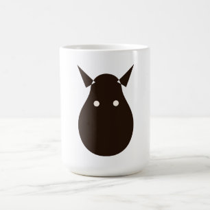 Minimale Fuchssilhouette Einfache Tierillustration Kaffeetasse