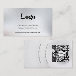 Minimale Fundraising-Visitenkarte Visitenkarte