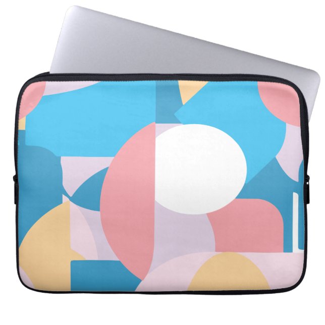 Minimale Geometrie Laptopschutzhülle (Vorderseite)