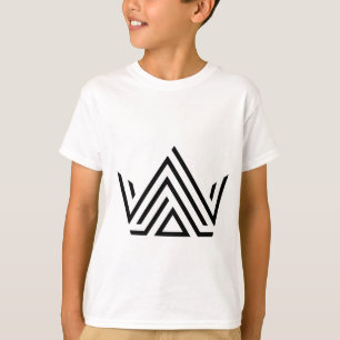 Minimale geometrische Dreiecks-Jungen-T-Shirt T-Shirt