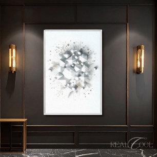 Minimale geometrische Formen Design Leinwanddruck