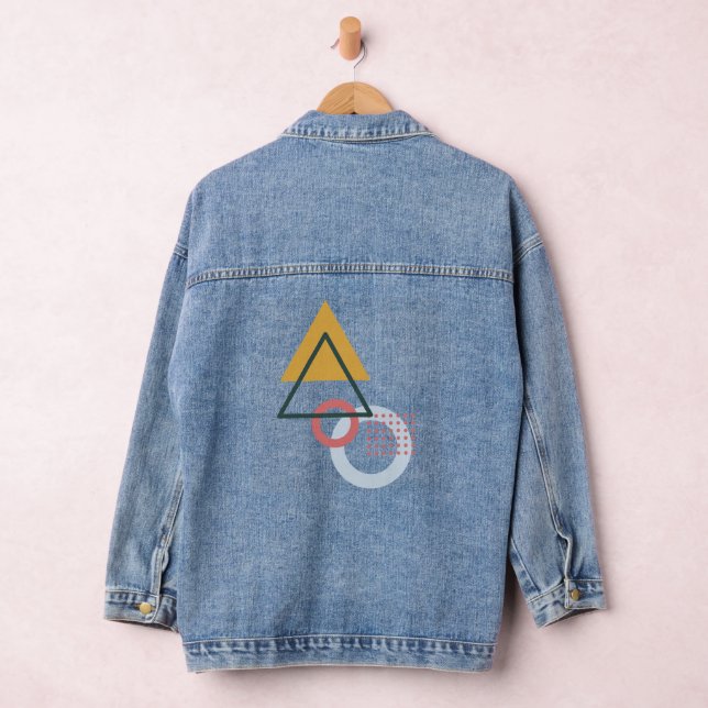Minimale geometrische Formen Jeansjacke (Hangar)