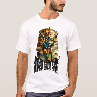 Minimale Gold-Symbol-T-Shirt – Luxus Streetwear T-Shirt