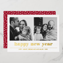 Minimale Grafik | Frohes Neujahr Collage 2 Foto
