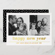 Minimale Grafik | Frohes Neujahr Collage 2 Foto