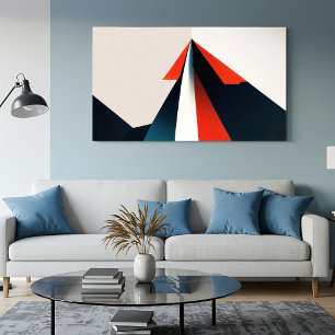 Minimale Grafikgestaltung Leinwanddruck