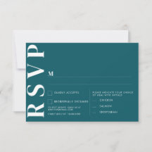 Minimale GreenRSVP-Karte für Mitternacht