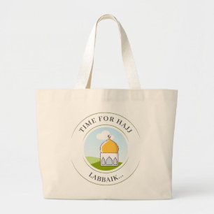 Minimale Hajj-Tasche - Ideales Geschenk Hajj, Umra Jumbo Stoffbeutel
