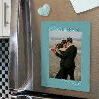 Minimale Hochzeit Speichern Sie das vertikale Foto