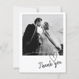 Minimale Hochzeit Vielen Dank Fotokarte Save The Date