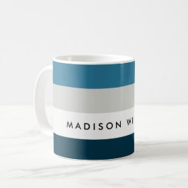 Minimale horizontale Tasse des Farbblockes