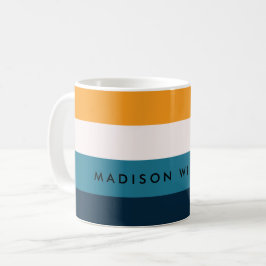 Minimale horizontale Tasse des Farbblockes