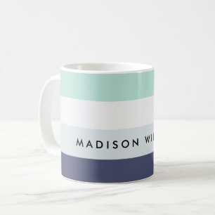 Minimale horizontale Tasse des Farbblockes