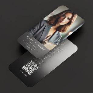 Minimale Hypothekenmakler Realtor Gray Business Ca Telefonnummerkarte
