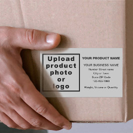 Minimale Informationen über Geschäftsprodukte in G Rechteckiger Aufkleber