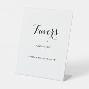 Minimale Kalligrafie Script Gefallen Bitte nehmen Sockelschild